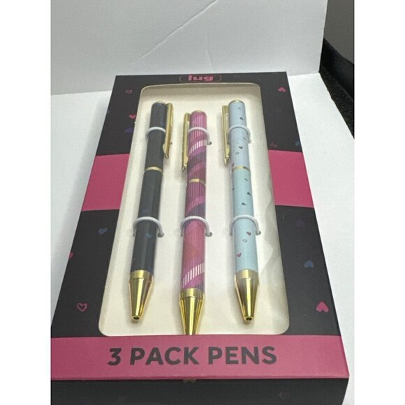 LUG SCRIBBLE PENS - 3 PACK NEW NEVER OPENED/NO | TAG PRICE IS FIRM - Picture 1 of 3